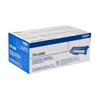 Brother TN3380 - Svart - original - tonerkassett - för
