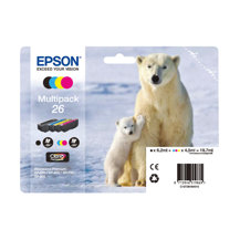 Epson 26 Multipack - 4-pack - svart, gul, cyan, magenta -