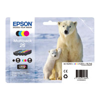 Epson 26 Multipack - 4-pack - svart, gul, cyan, magenta -