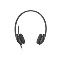 Logitech USB Headset H340 - Headset - på örat -