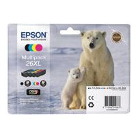 Epson 26XL Multipack - 4-pack - XL - svart, gul, cyan,