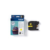 Brother LC123Y - Lång livslängd - gul - original -