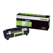 Lexmark 502X - Extra lång livslängd - svart - original -