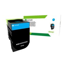 Lexmark 702HCE - Lång livslängd - cyan - original -