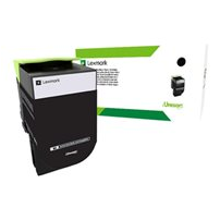 Lexmark 702HKE - Svart - original - tonerkassett Lexmark