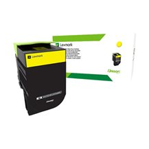 Lexmark 702HYE - Lång livslängd - gul - original -
