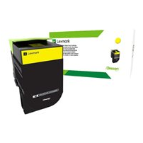 Lexmark 702HYE - Lång livslängd - gul - original -