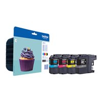 Brother LC123 - 4-pack - svart, gul, cyan, magenta -
