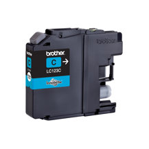 Brother LC123C - Lång livslängd - cyan - original - blister