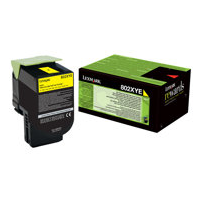 Lexmark - Gul - original - tonerkassett - för Lexmark