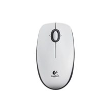 Logitech B100 - Mus - höger- och vänsterhänta - optisk - 3