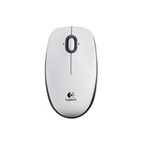 Logitech B100 - Mus - höger- och vänsterhänta - optisk - 3