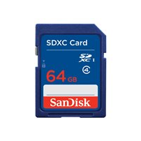 SanDisk - Flash-minneskort - 64 GB - Class 4 - SDXC