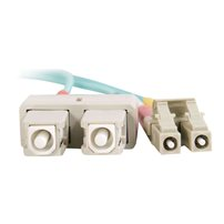 C2G LC-SC 10Gb 50/125 OM3 Duplex Multimode PVC Fiber Optic