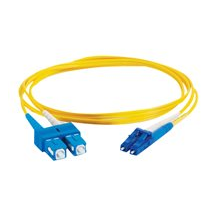 C2G LC-SC 9/125 OS1 Duplex Singlemode PVC Fiber Optic Cable
