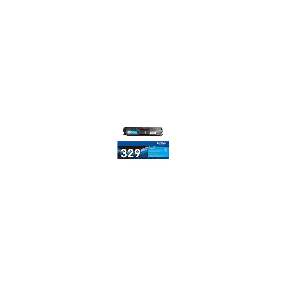 Brother TN329C - Cyan - original - tonerkassett - för