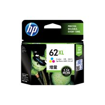 HP 62XL - Lång livslängd - färg (cyan, magenta, gul) -