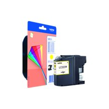 Brother LC223YBP - Gul - original - blister - bläckpatron -
