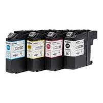 Brother LC223 - 4-pack - svart, gul, cyan, magenta -