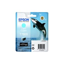 Epson T7605 - 26 ml - ljus cyan - original - blister -