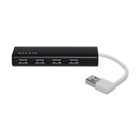 Belkin Ultra-Slim Travel - Hubb - 4 x USB 2.0 -