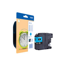 Brother LC12EC - XL-kapacitet - cyan - original -
