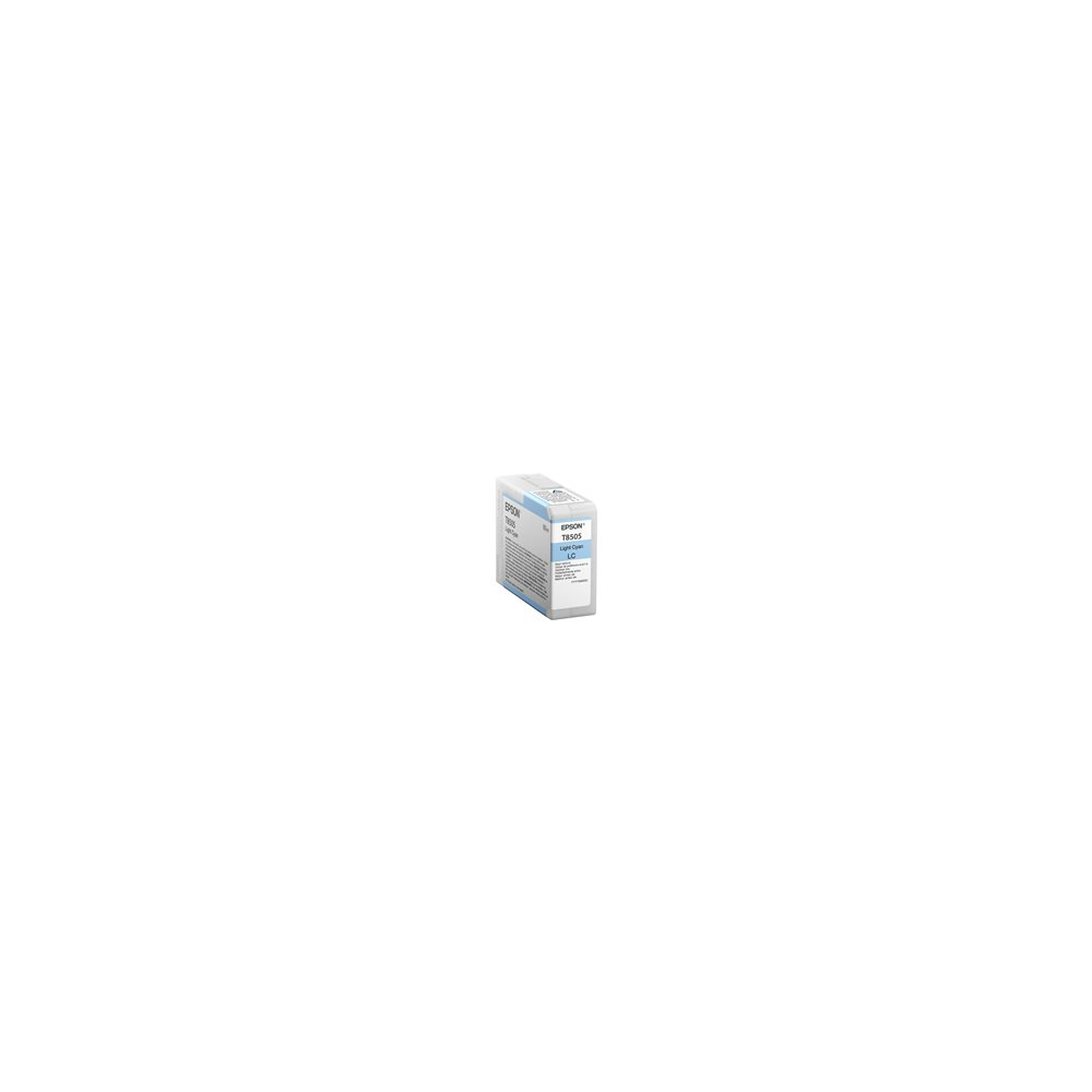Epson T8505 - 80 ml - ljus cyan - original - bläckpatron -
