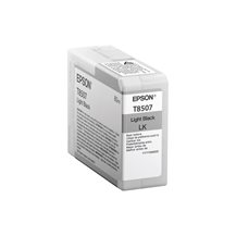 Epson T8507 - 80 ml - gråsvart - original - bläckpatron -