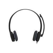 Logitech Stereo H151 - Headset - på örat - kabelansluten