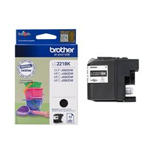 Brother LC221BK - Svart - original - bläckpatron - för