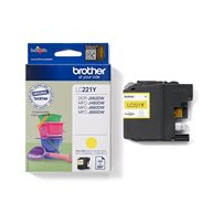 Brother LC221Y - Gul - original - bläckpatron - för Brother