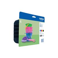 Brother LC221 Value Pack - 4-pack - svart, gul, cyan,