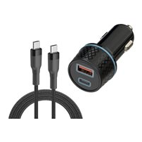 Insmat MOBIS Series - Strömadapter för bil - 12 Watt - 2.4