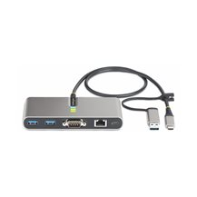 StarTech.com 2-Port USB-C/USB-A Hub with GbE and RS232