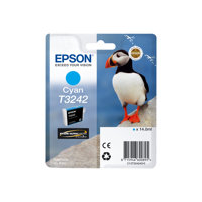 Epson T3242 - 14 ml - cyan - original - bläckpatron - för
