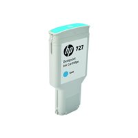HP 727 - 300 ml - hög kapacitet - cyan - original -