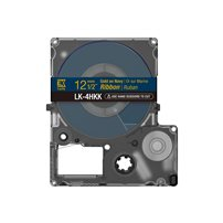 Epson LabelWorks LK-4HKK - Satin - guld på marinblå - Rulle