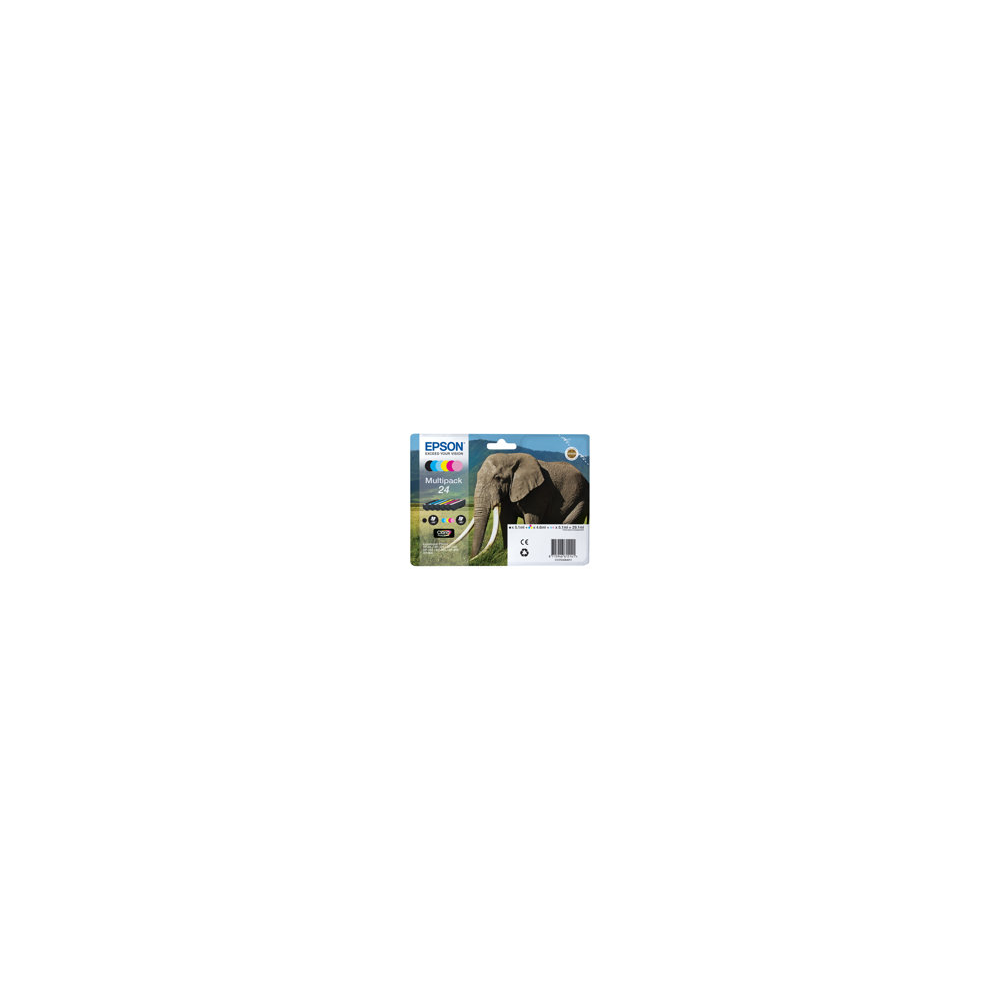 Epson 24 Multipack - 6-pack - 29.1 ml - svart, gul, cyan,