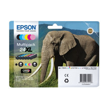 Epson 24XL Multipack - 6-pack - 55.7 ml - XL - svart, gul,