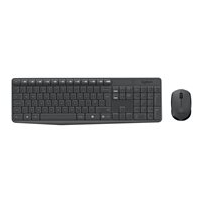 Logitech MK235 - Sats med tangentbord och mus - trådlös -