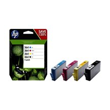 HP 364 - 4-pack - svart, gul, cyan, magenta - original -