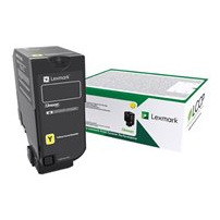Lexmark - Gul - original - tonerkassett LCCP, LRP - för