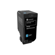 Lexmark - Lång livslängd - cyan - original - tonerkassett