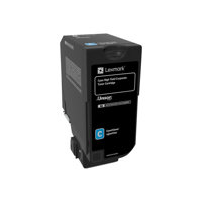 Lexmark - Lång livslängd - cyan - original - tonerkassett