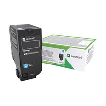Lexmark - Cyan - original - tonerkassett LCCP, LRP, Lexmark