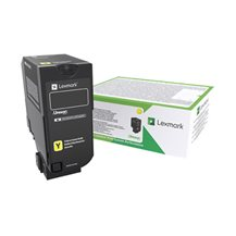 Lexmark - Gul - original - tonerkassett LCCP, Lexmark