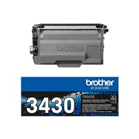 Brother TN3430 - Svart - original - tonerkassett - för