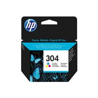 HP 304 - Färg (cyan, magenta, gul) - original - bläckpatron