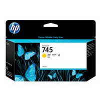 HP 745 - 130 ml - gul - original - DesignJet - bläckpatron