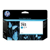 HP 745 - 130 ml - cyan - original - DesignJet - bläckpatron